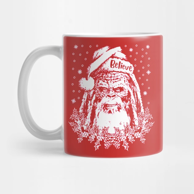 Bigfoot Santa Claus by paintkiller617